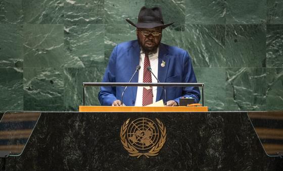 At UN, Salva Kiir calls for support to help restore peace, ease humanitarian crisis in neighboring Sudan